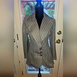 Vintage pinstriped blazer